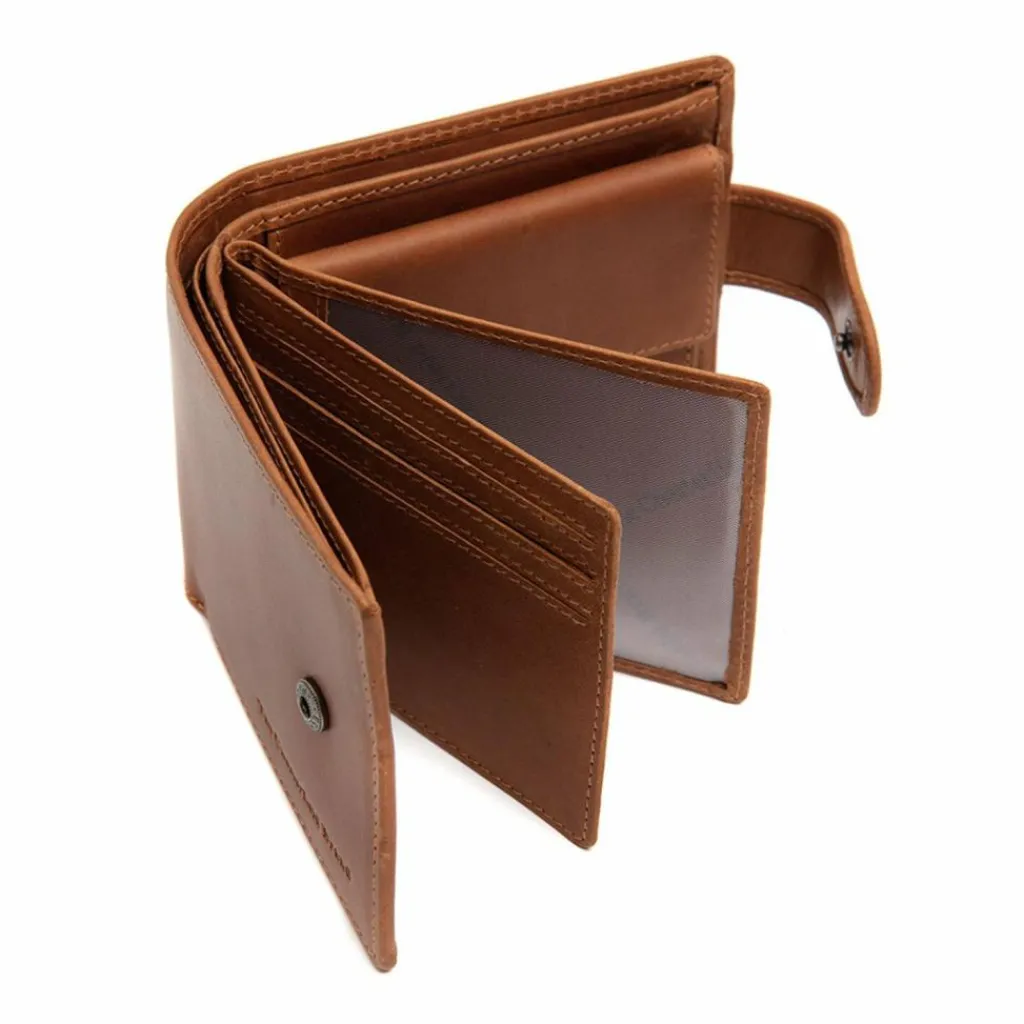 New The Chesterfield Brand Yamba Geldbörse Leder 10.5 cm cognac