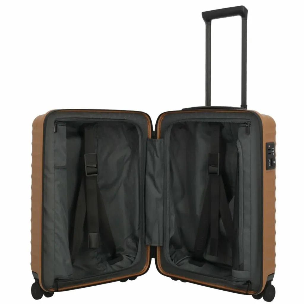 Titan Hartgepäck Kabinengepäck|4-Rollen Kabinentrolleys<Upgrade 4 Rollen Kabinentrolley S 55 cm canyon bronze