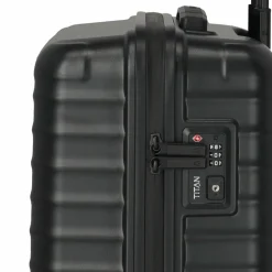 Titan Hartgepäck Kabinengepäck|4-Rollen Kabinentrolleys<Upgrade 4 Rollen Kabinentrolley S 55 cm nightshade black