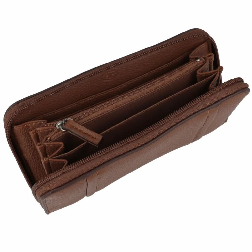 Sale Tom Tailor Beca Geldbörse 19 cm cognac