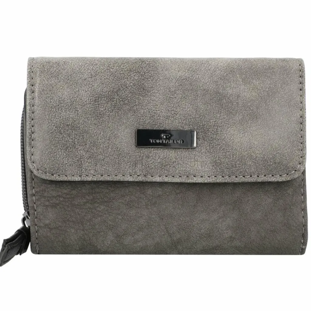 Tom Tailor Damengeldbörsen Querformat<Elin Geldbörse 14 cm grey
