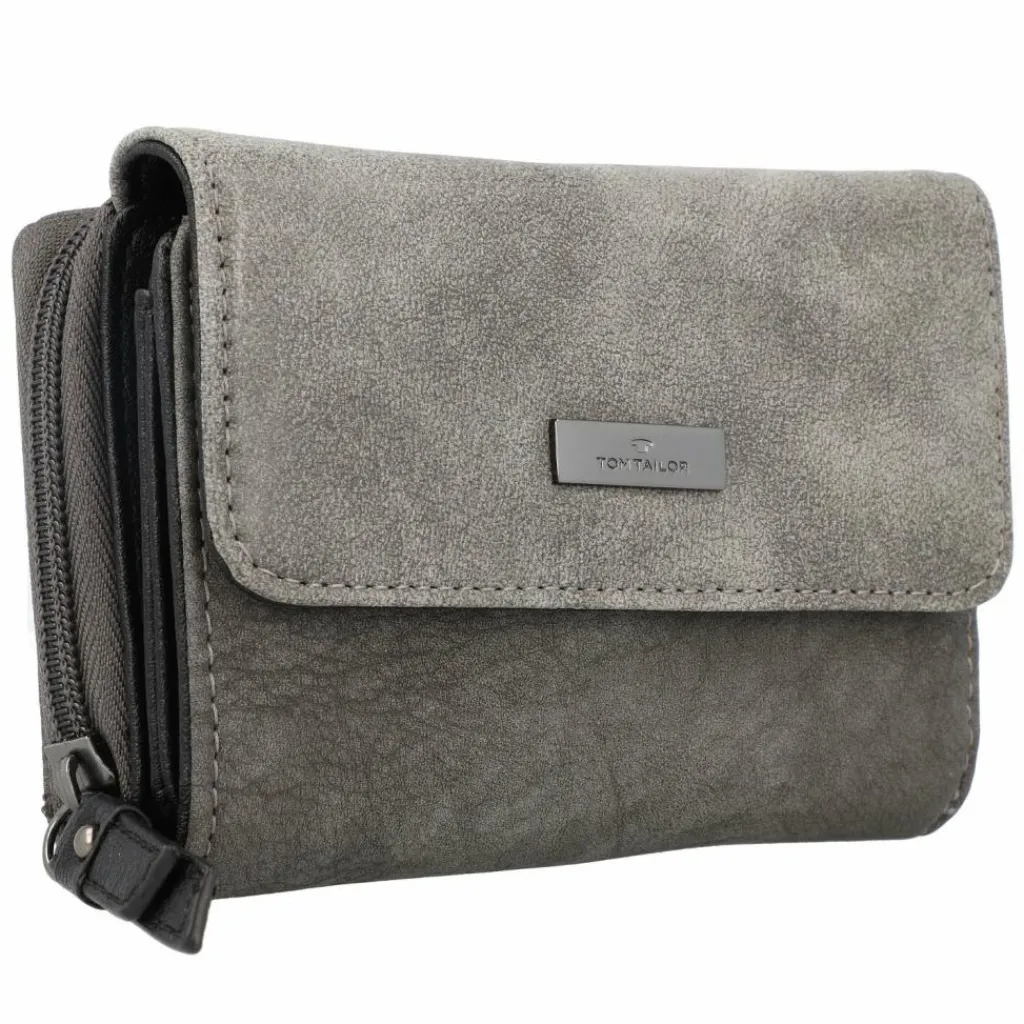 Tom Tailor Damengeldbörsen Querformat<Elin Geldbörse 14 cm grey