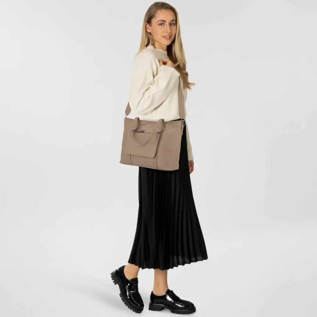 Tom Tailor Shopper|Schultertaschen<Jamila Shopper Tasche 43.5 cm taupe