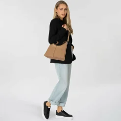 Discount Tom Tailor Jema Schultertasche 35 cm camel