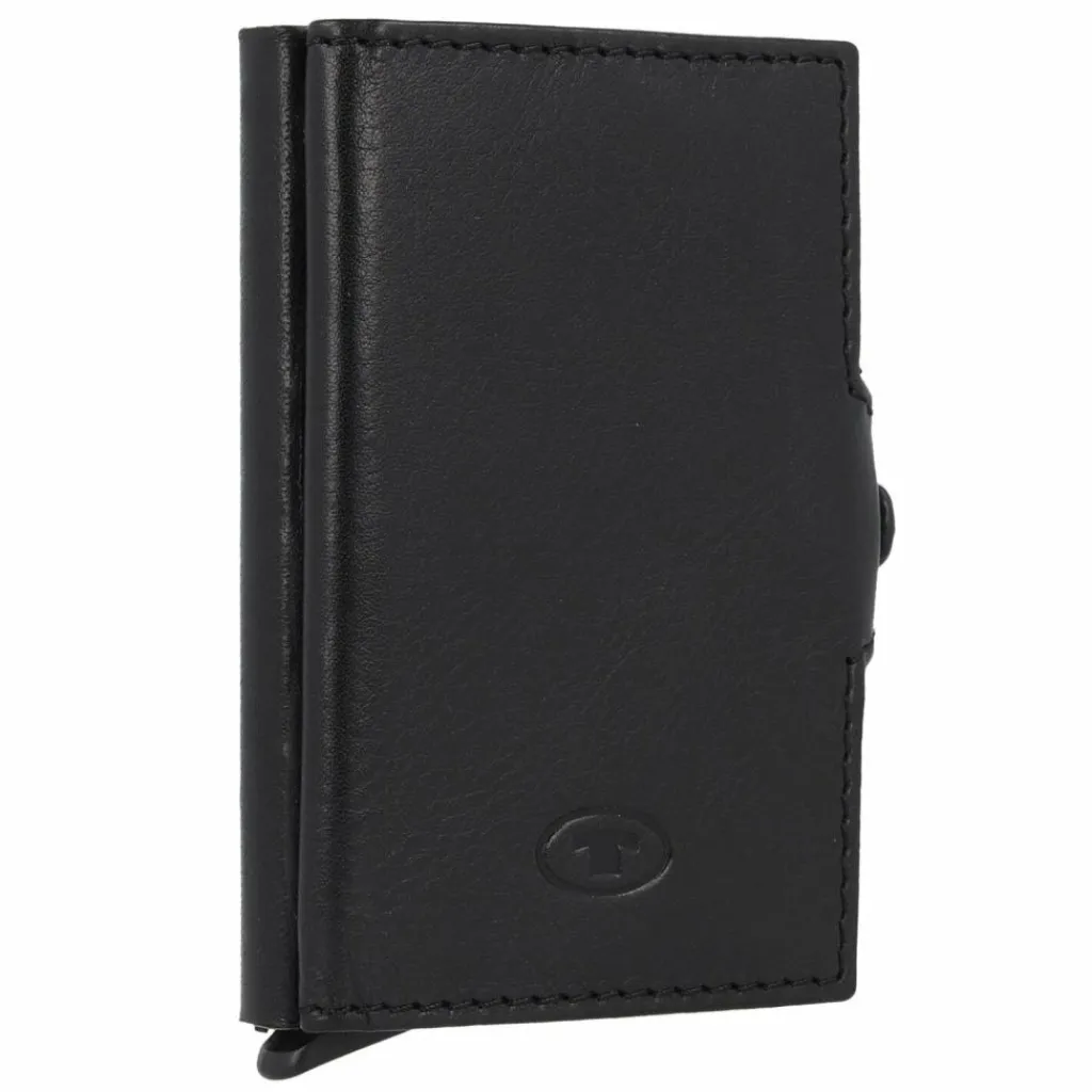 Clearance Tom Tailor Jemy Kreditkartenetui Leder 10 cm black