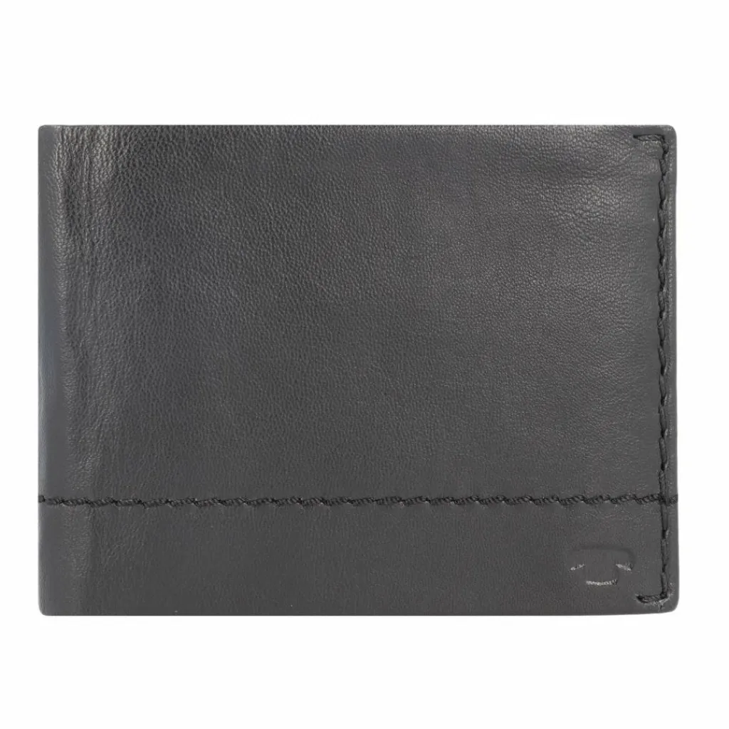 Clearance Tom Tailor Kai Geldbörse RFID Leder 12 cm black