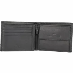Clearance Tom Tailor Kai Geldbörse RFID Leder 12 cm black