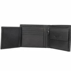 Clearance Tom Tailor Kai Geldbörse RFID Leder 12 cm black