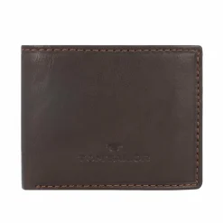 Tom Tailor Herrengeldbörsen Querformat<Lary Geldbörse Leder 10 cm brown