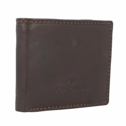 Tom Tailor Herrengeldbörsen Querformat<Lary Geldbörse Leder 10 cm brown