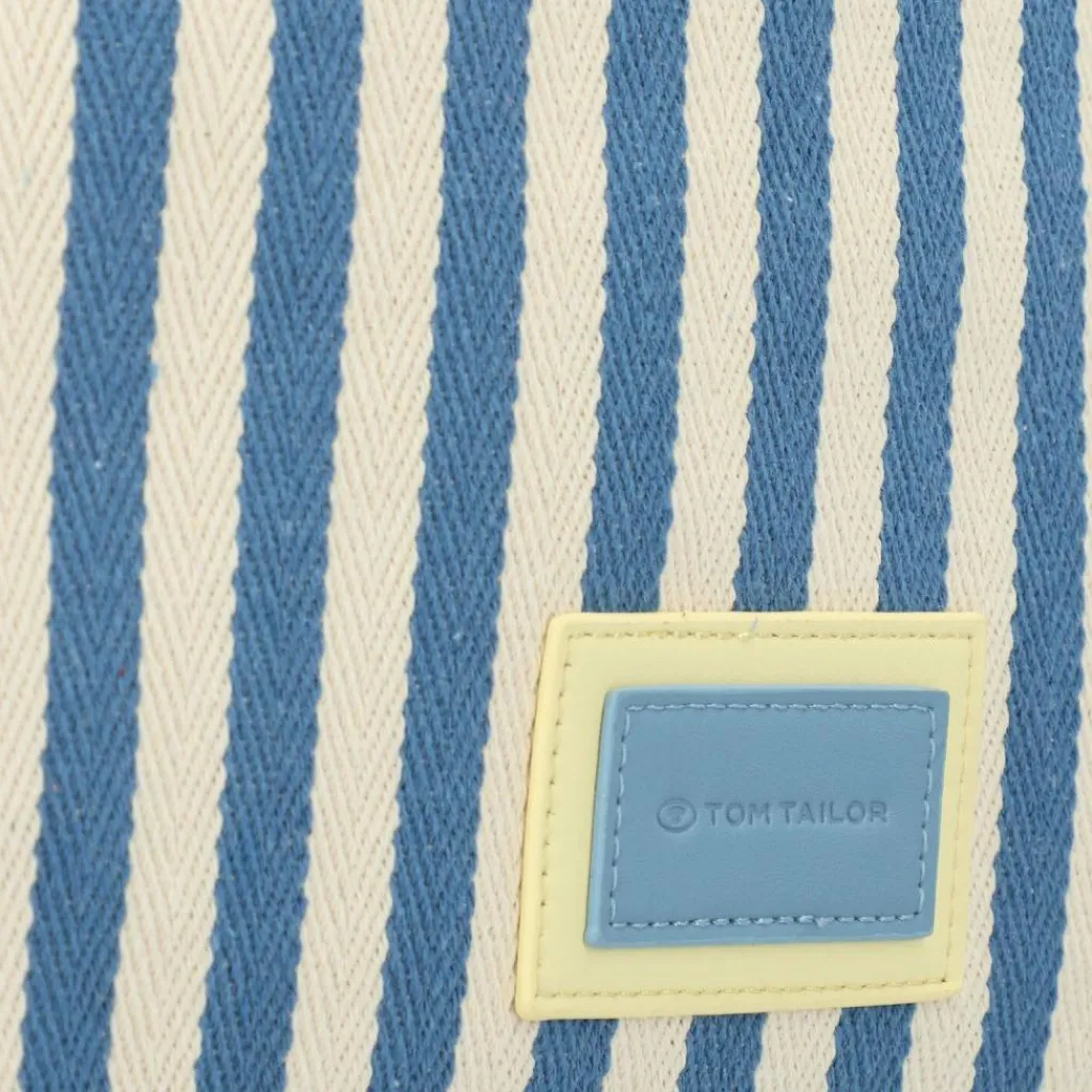 Tom Tailor Shopper|Schultertaschen<Malie Shopper Tasche 40 cm stripes blue