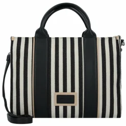Sale Tom Tailor Malie Shopper Tasche 38 cm stripes black