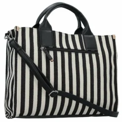 Sale Tom Tailor Malie Shopper Tasche 38 cm stripes black