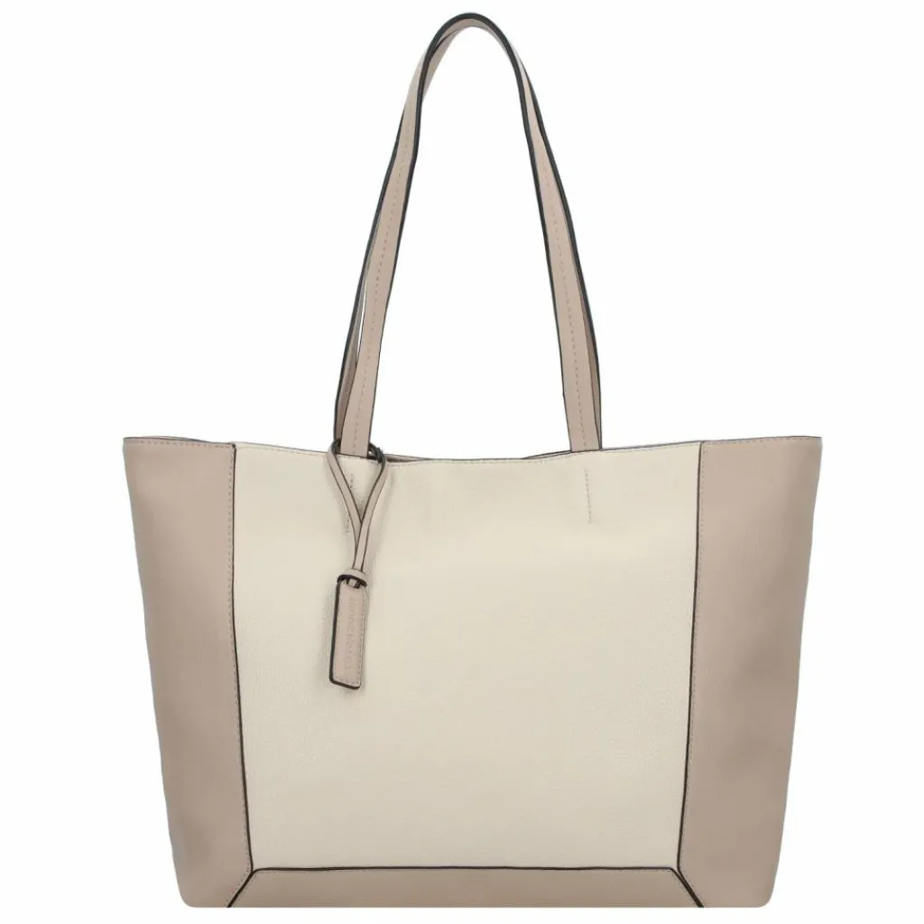 Outlet Tom Tailor Nara Shopper Tasche 44 cm mixed taupe