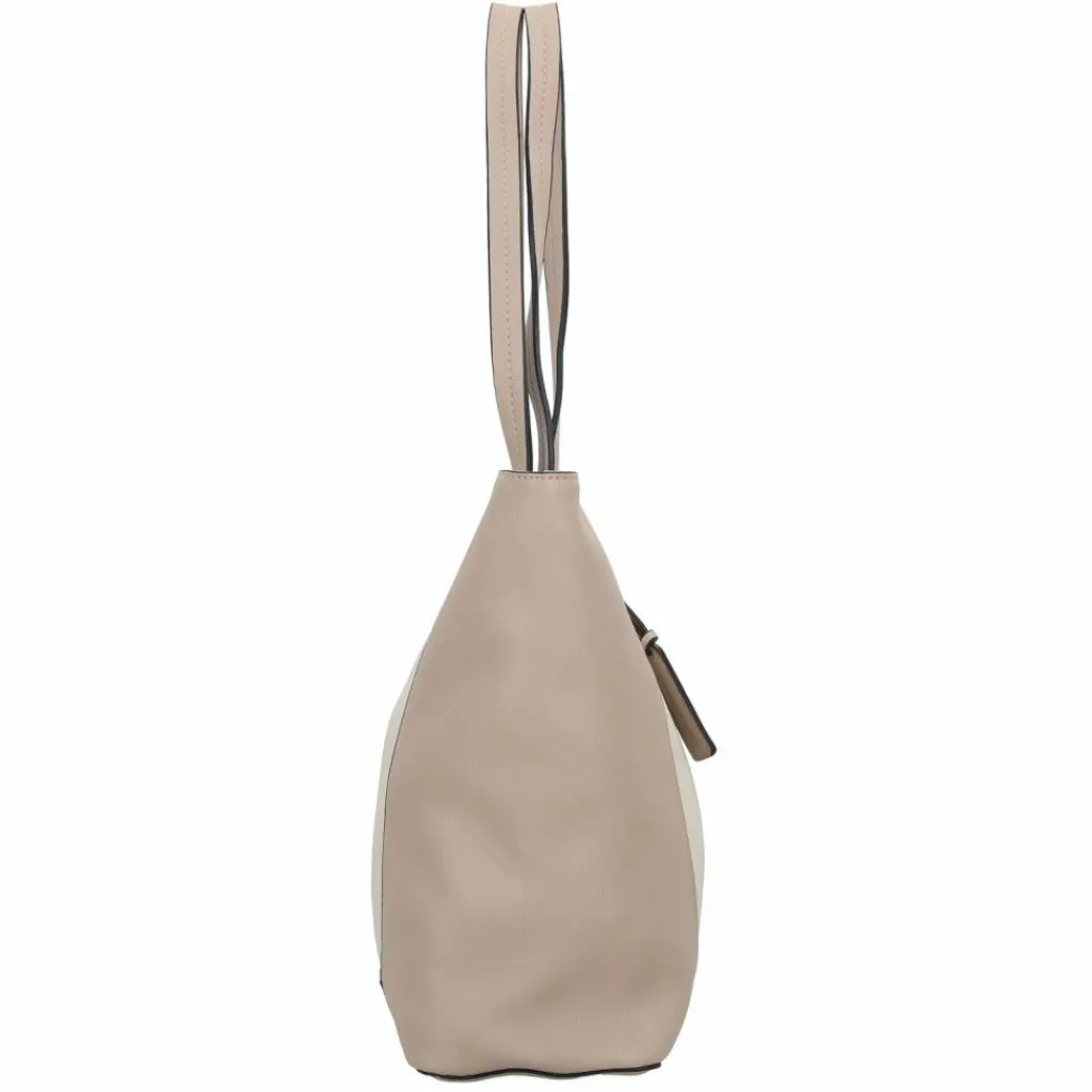 Outlet Tom Tailor Nara Shopper Tasche 44 cm mixed taupe