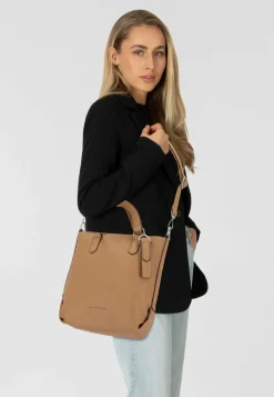 Tom Tailor Shopper|Schultertaschen<Olive Shopper Tasche 26 cm camel