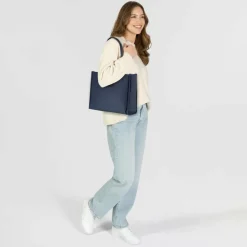 Tom Tailor Shopper|Schultertaschen<Patti Shopper Tasche 37 cm dark blue