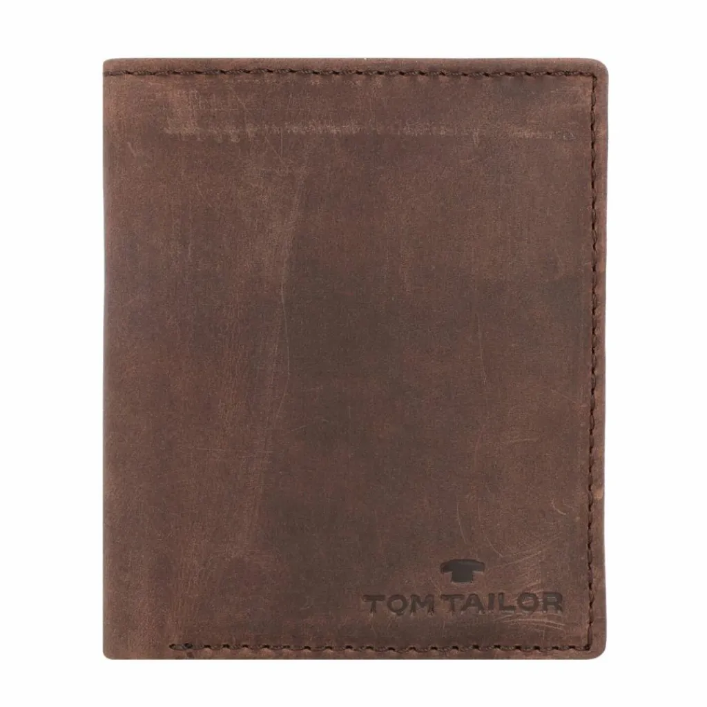 Tom Tailor Ron Geldbörse PFID Leder 10 cm brown