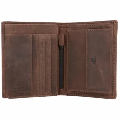 Tom Tailor Ron Geldbörse PFID Leder 10 cm brown