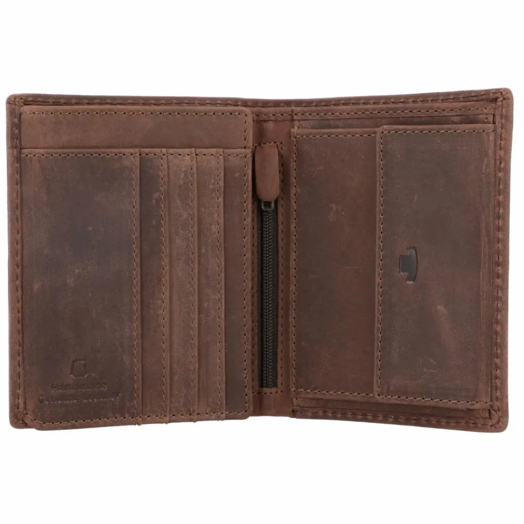 Tom Tailor Ron Geldbörse PFID Leder 10 cm brown