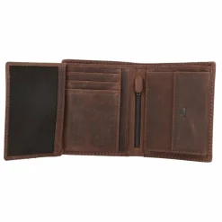 Tom Tailor Ron Geldbörse PFID Leder 10 cm brown