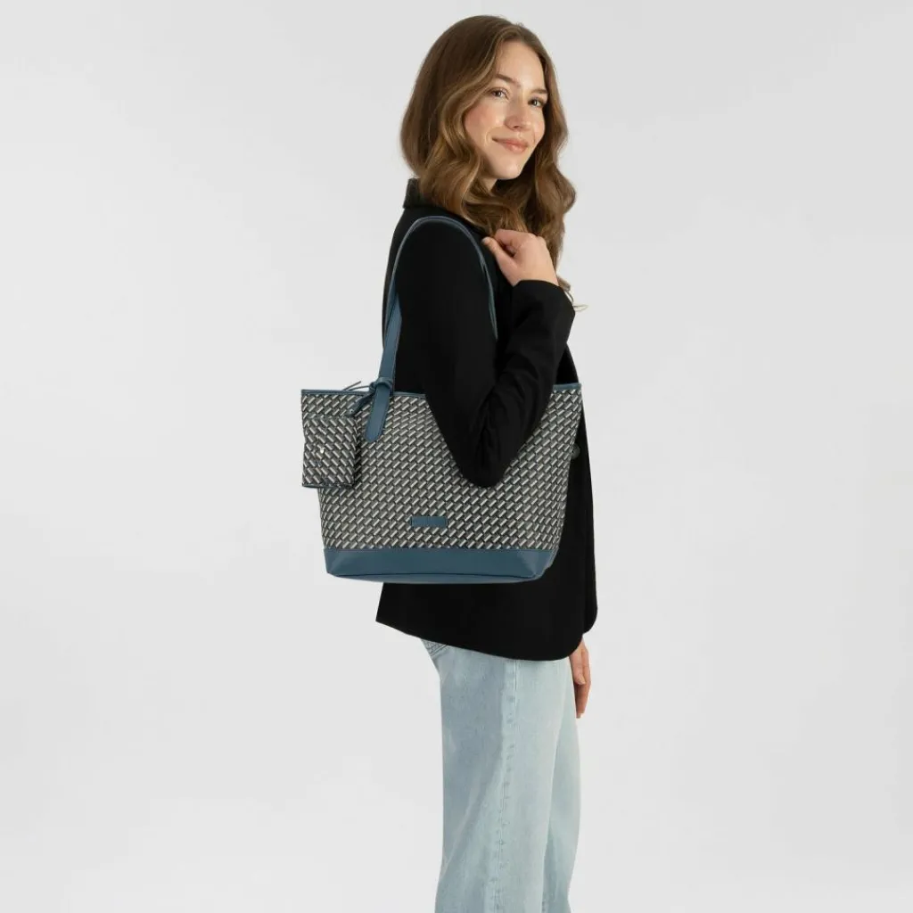 Online Tom Tailor Xenia Shopper Tasche 43 cm blue