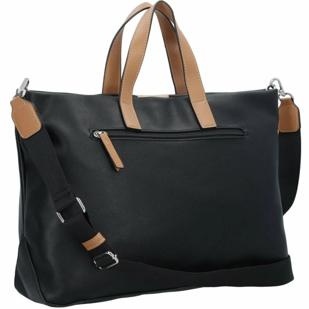 New Tom Tailor Zena Shopper Tasche 43 cm black