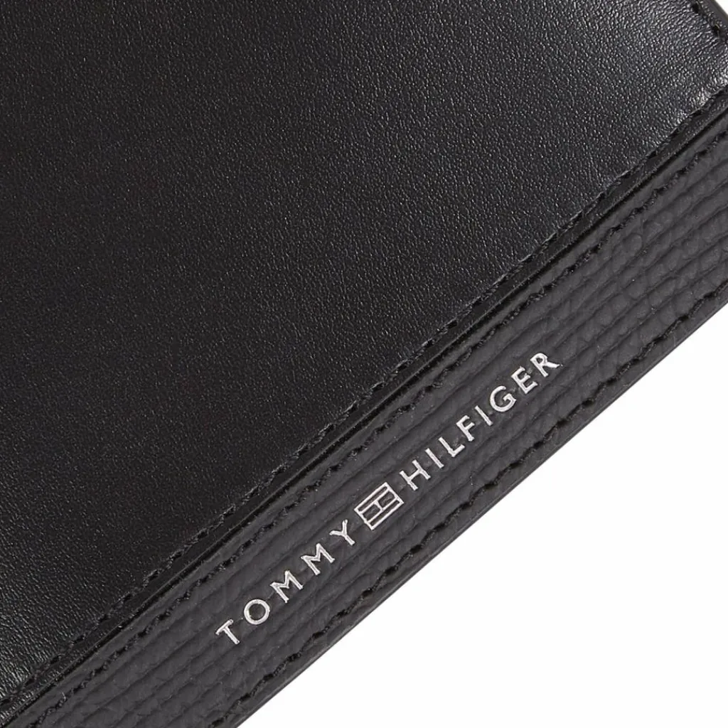 Tommy Hilfiger Herrengeldbörsen Querformat<Business Geldbörse Leder 11.5 cm black