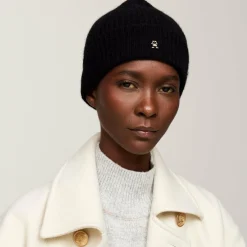 Hot Tommy Hilfiger Cashmere Chic Strickmütze black