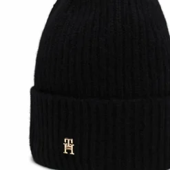 Hot Tommy Hilfiger Cashmere Chic Strickmütze black