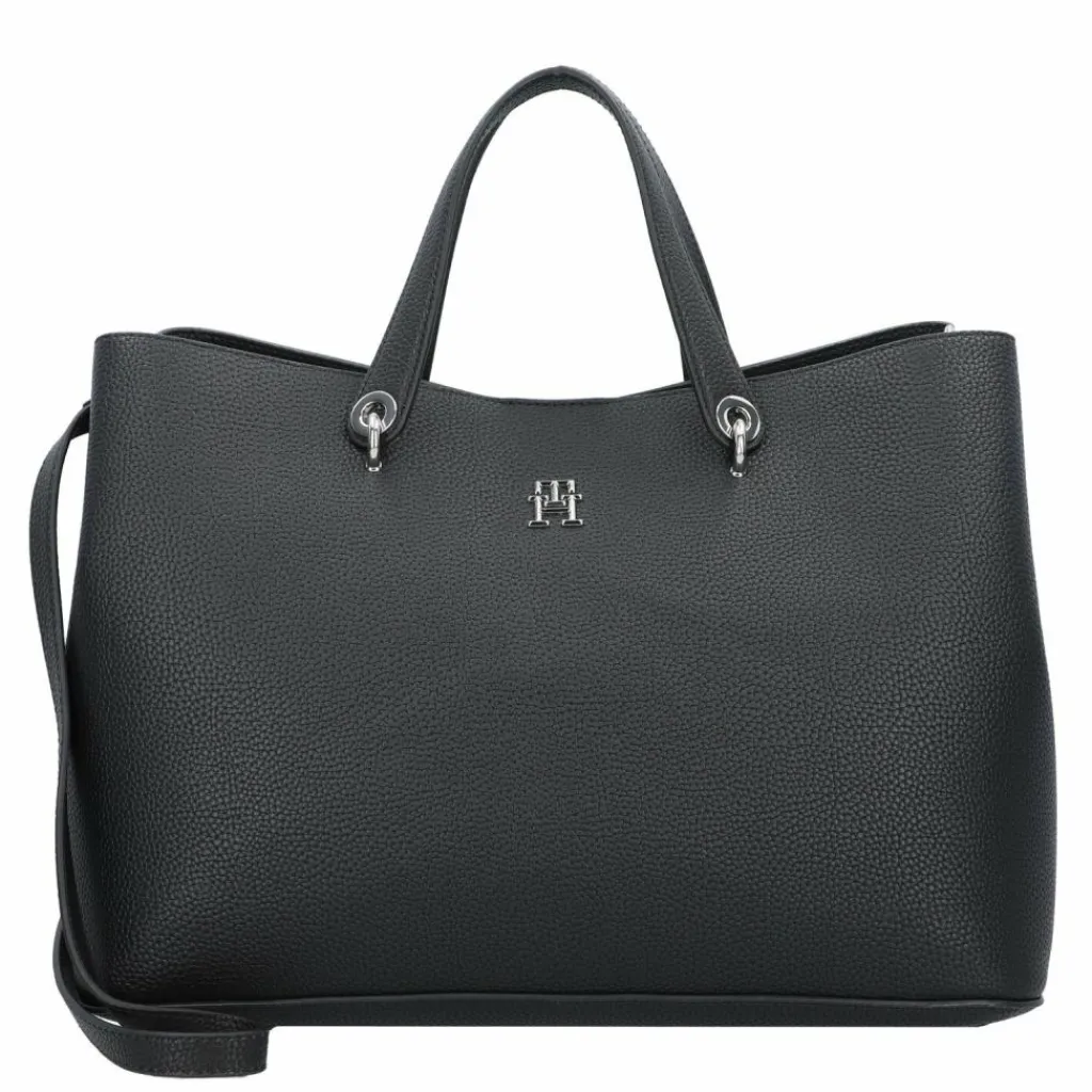 Tommy Hilfiger Shopper|Henkeltaschen<Emblem Shopper Tasche 38 cm black