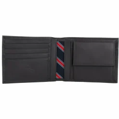 Online Tommy Hilfiger Eton Geldbörse Leder 12,5 cm brown