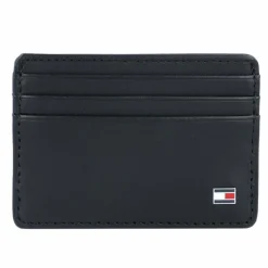 Clearance Tommy Hilfiger Eton Kreditkartenetui Leder 10 cm black