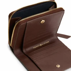 Tommy Hilfiger Damengeldbörsen Querformat<Geldbörse Leder 12 cm rich walnut