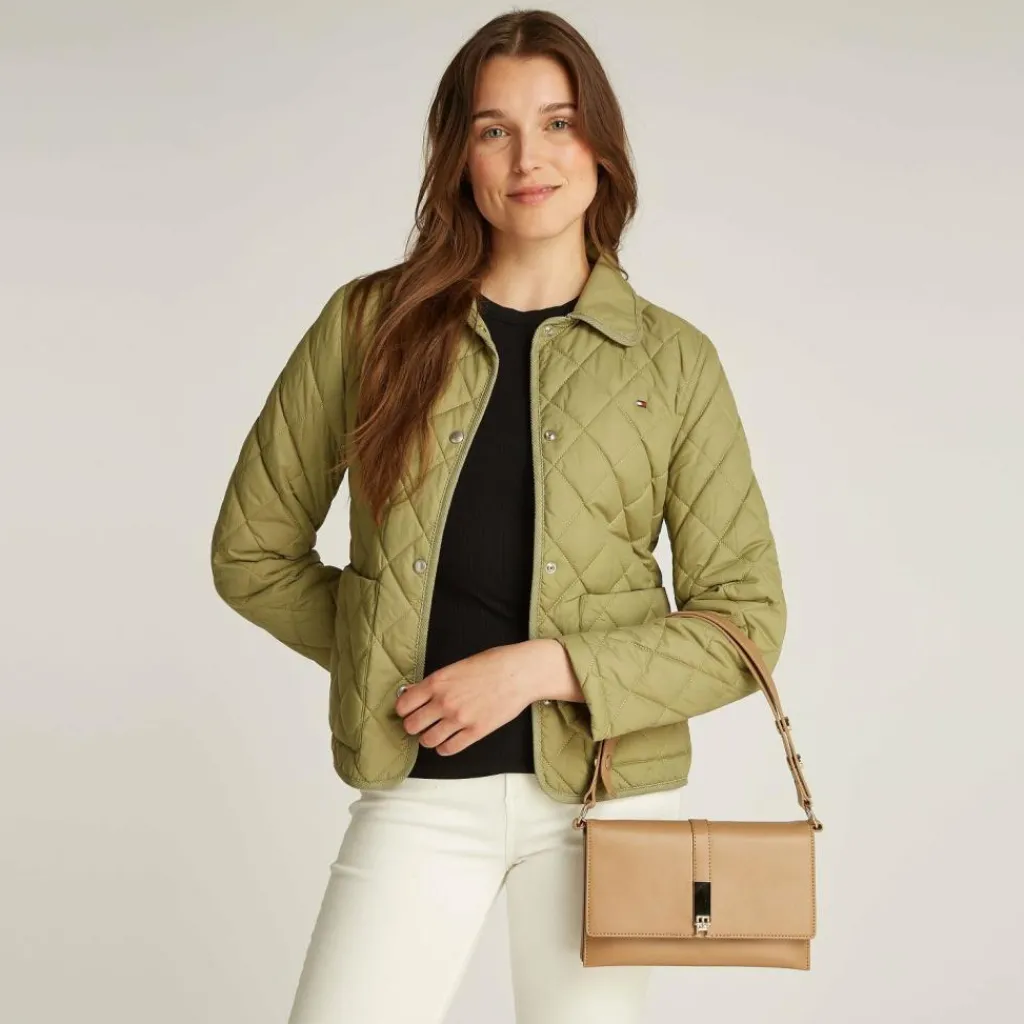 Tommy Hilfiger Henkeltaschen|Schultertaschen<Heritage Schultertasche 23 cm khaki