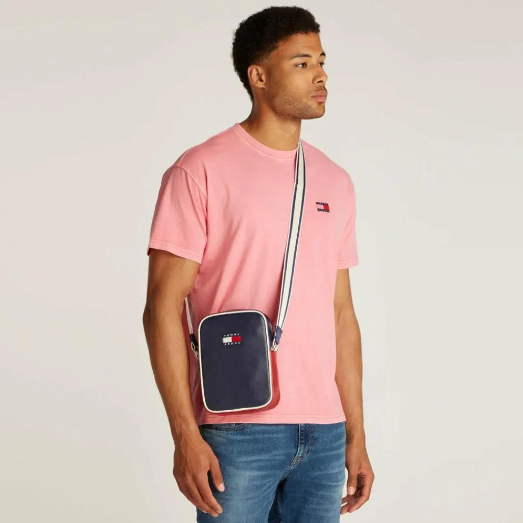 Hot Tommy Hilfiger Jeans TJM City Mini Bag Umhängetasche 16 cm blue