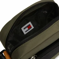 New Tommy Hilfiger Jeans Tjm Essential Daily Mini Bag Umhängetasche 17 cm pewter green