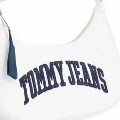 New Tommy Hilfiger Jeans TJW Iconic Schultertasche 26.5 cm white