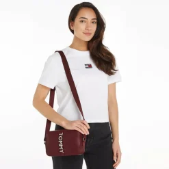 Sale Tommy Hilfiger Jeans Tjw City Umhängetasche 22.5 cm deep rouge