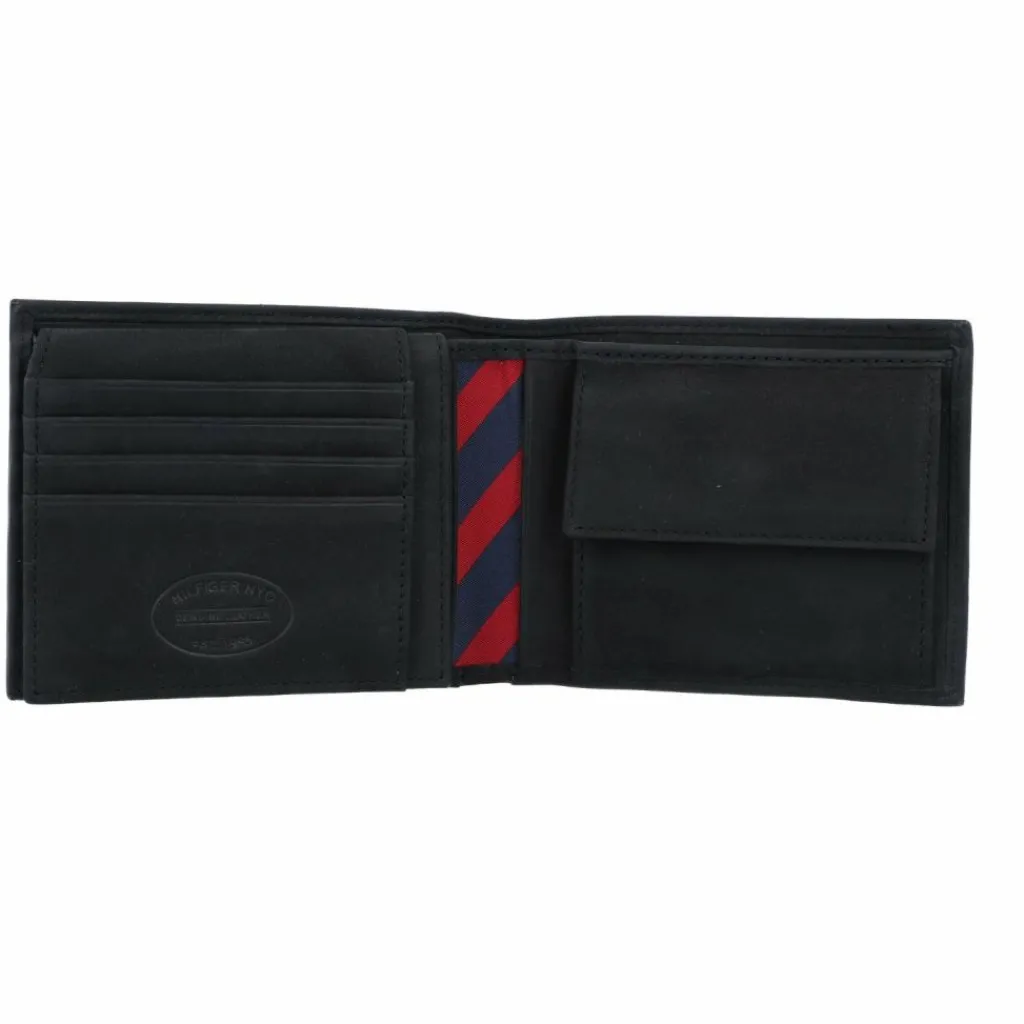 Tommy Hilfiger Herrengeldbörsen Querformat<Johnson Geldbörse Leder 12,5 cm black