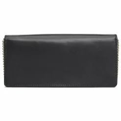 Outlet Tommy Hilfiger Luxe Leather Clutch Tasche Leder 19.5 cm black