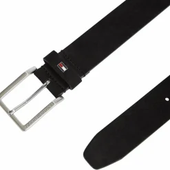 Hot Tommy Hilfiger Oliver Nubuck Gürtel Leder black