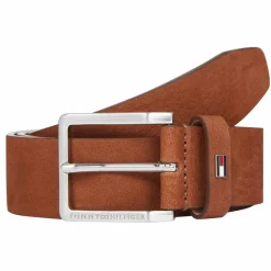 Clearance Tommy Hilfiger Oliver Nubuck Gürtel Leder brown