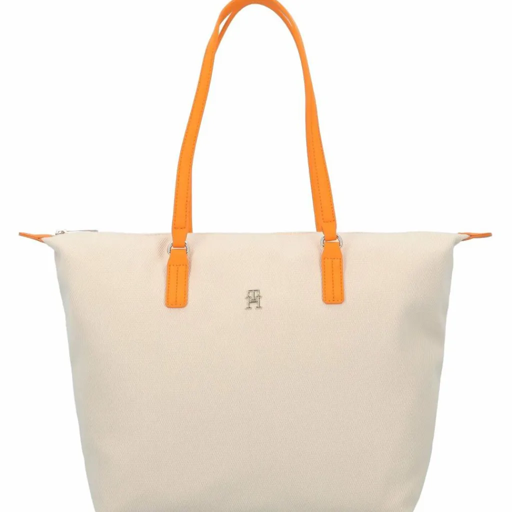 Tommy Hilfiger Shopper|Henkeltaschen<Poppy Canvas Shopper Tasche 46 cm rich ochre-natural canvas