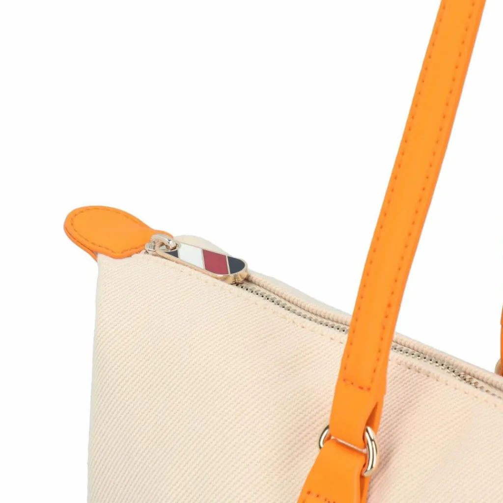 Tommy Hilfiger Shopper|Henkeltaschen<Poppy Canvas Shopper Tasche 46 cm rich ochre-natural canvas