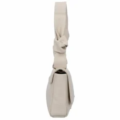 Hot Tommy Hilfiger Pushlock Schultertasche Leder 26 cm cream