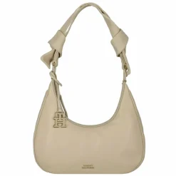 Tommy Hilfiger Henkeltaschen|Schultertaschen<Pushlock Schultertasche Leder 28 cm cream