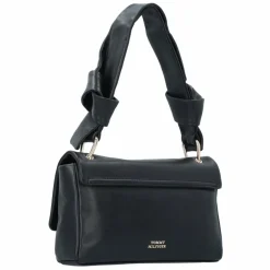Outlet Tommy Hilfiger Pushlock Schultertasche Leder 26 cm black
