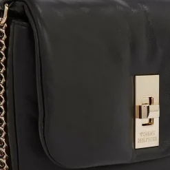 Tommy Hilfiger Mini Bags|Umhängetaschen<Soft Leather Mini Bag Umhängetasche Leder 18 cm black