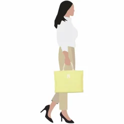 Tommy Hilfiger Shopper|Schultertaschen<TH Beach Shopper Tasche 44 cm yellow tulip